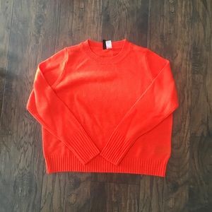 H&M orange sweater